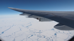 2022年6月グリーンランド上空
