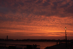 海峡夕景