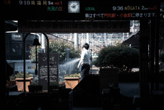 門司港駅 午前九時九分