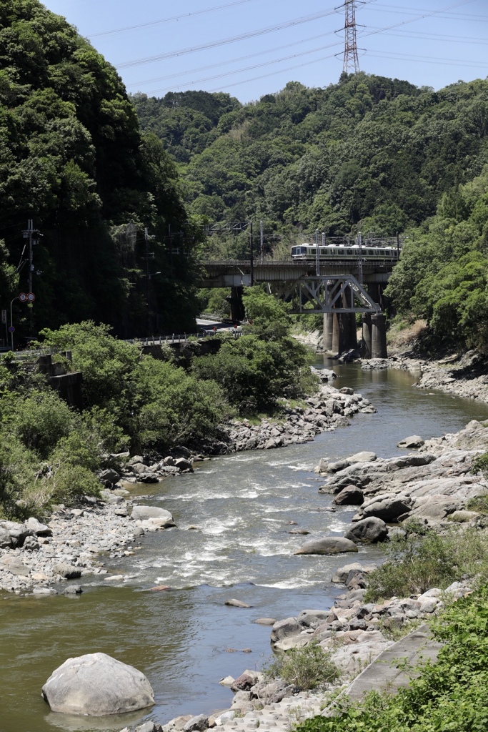 第4大和川橋梁にて