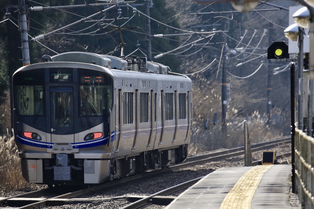 無人駅にて2