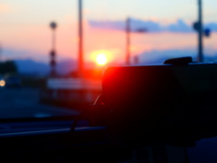 移動中の車内