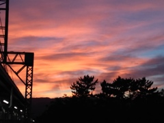 阪神武庫川駅　トワイライト