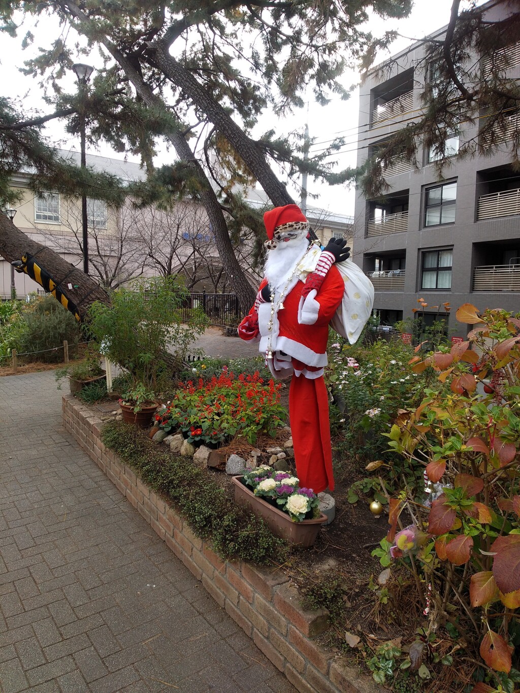 サンタさん　横から