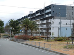 UR　建て替え中の住宅