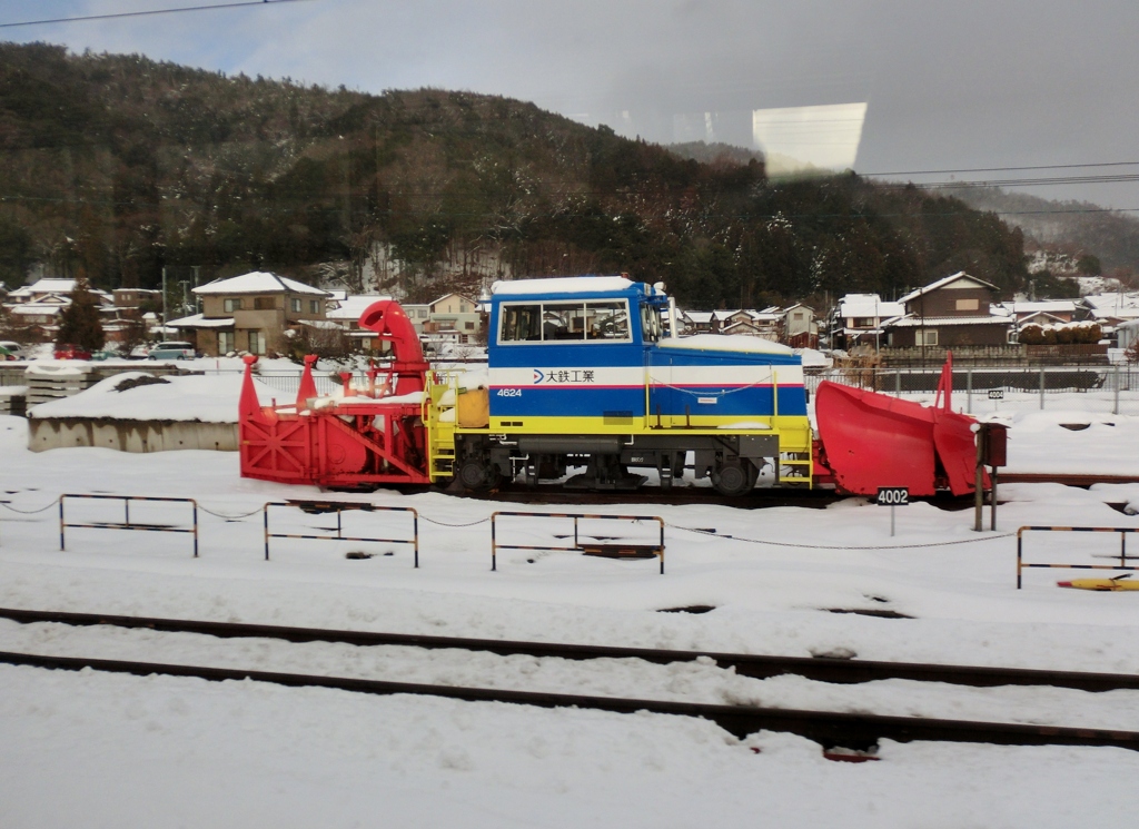 除雪用軌道モーターカー