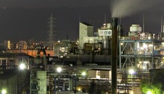 尼崎市の工場夜景