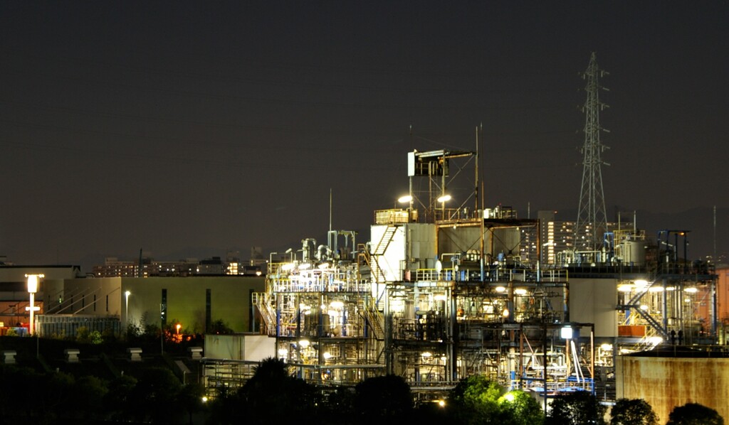 尼崎市の工場夜景