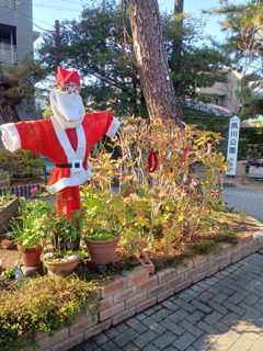 夙川公園のサンタさん
