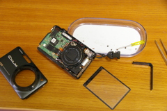 コンデジの修理