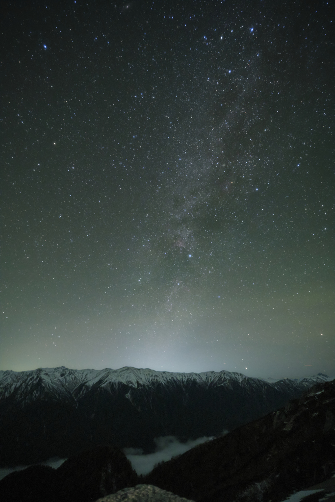 立山からの天の川