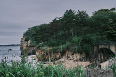 小雨の岬