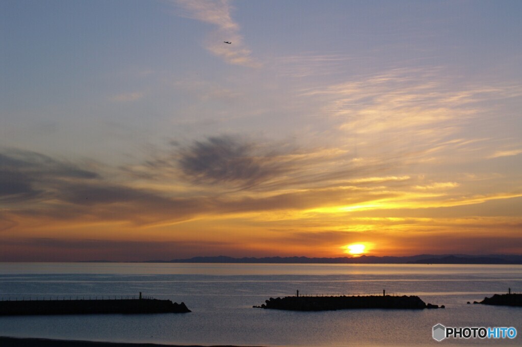 夕日①　あっという間