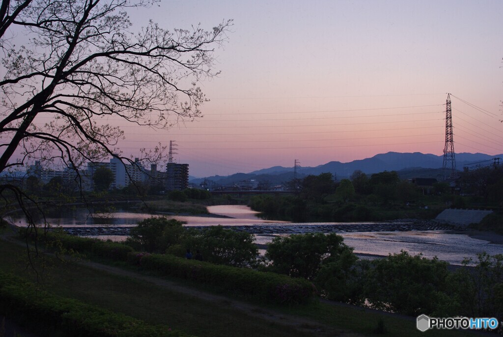 1ヶ月前の夕方