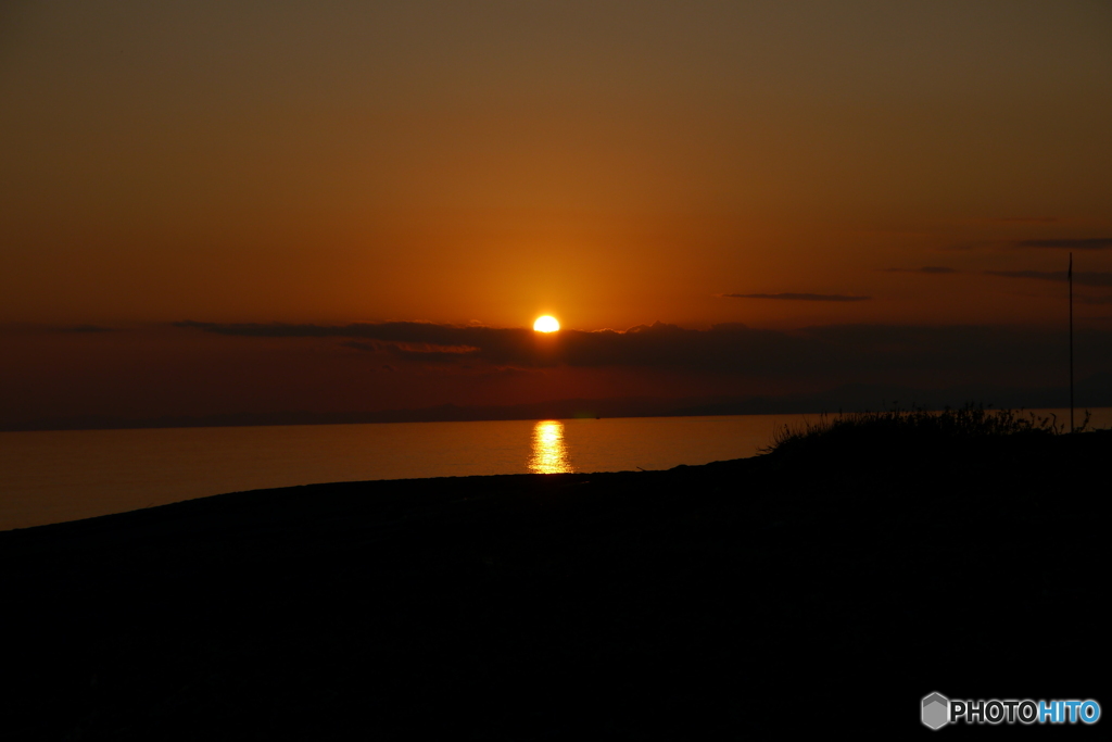 ○○じゃないけど③　ダルマ夕日