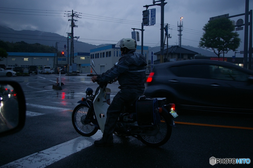 雨の日のお出かけ②　ランドセル