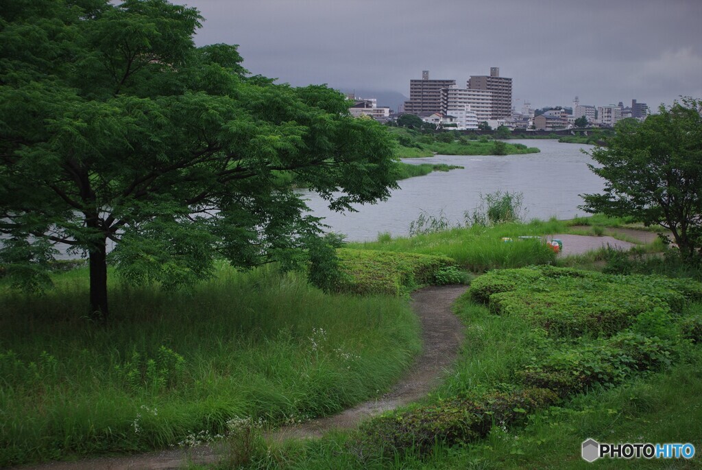 どんよりした風景