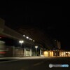 夜の景色①　高知駅