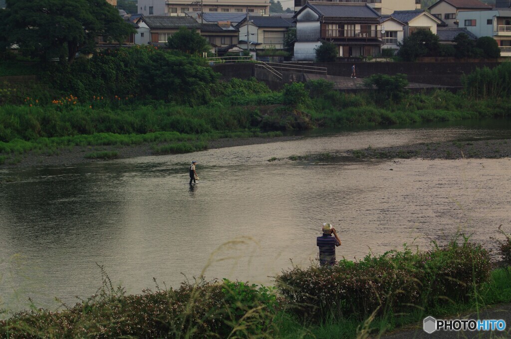 早朝の景色