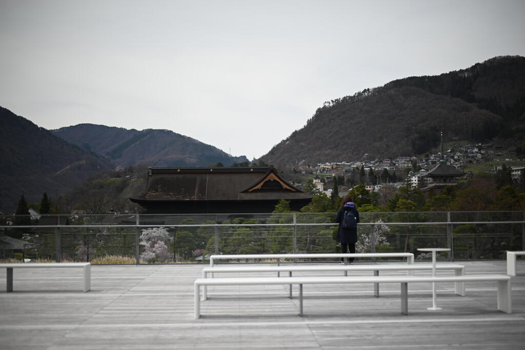 美術館からの善光寺