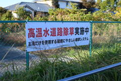高温水道路除草