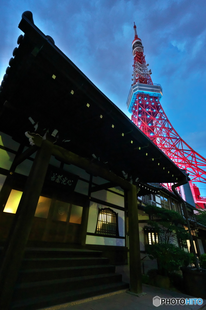 東京タワー夕景