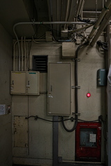 RED FIRE HYDRANT LIGHT