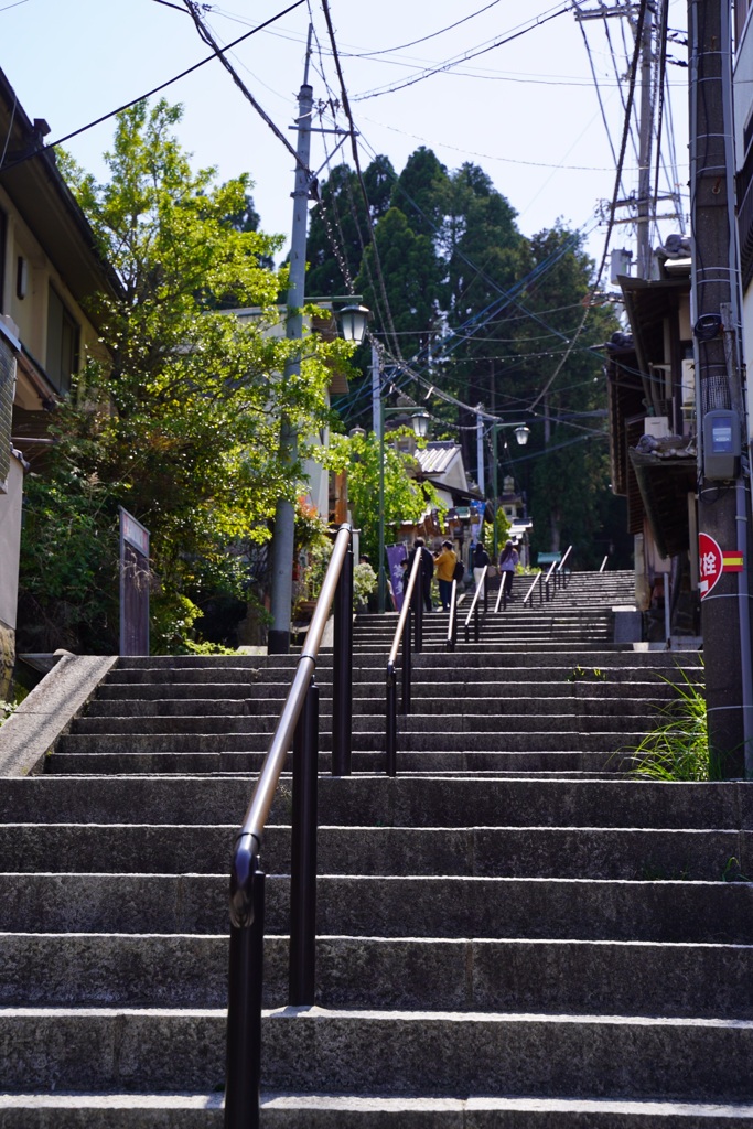 登ってんだか降りてんだか