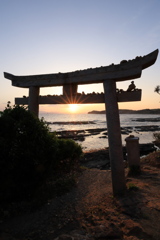 日の出をのぞく