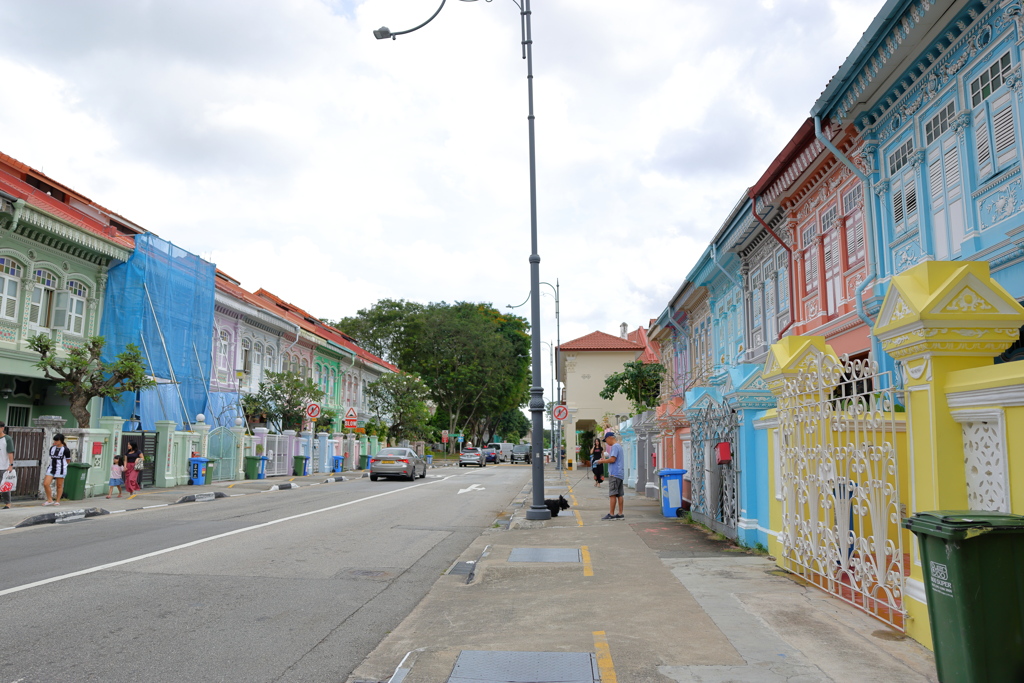 パステルのストリート