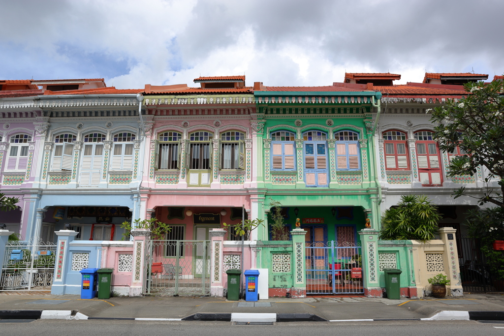 パステルの家々