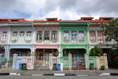 パステルの家々