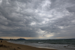 夕刻の海