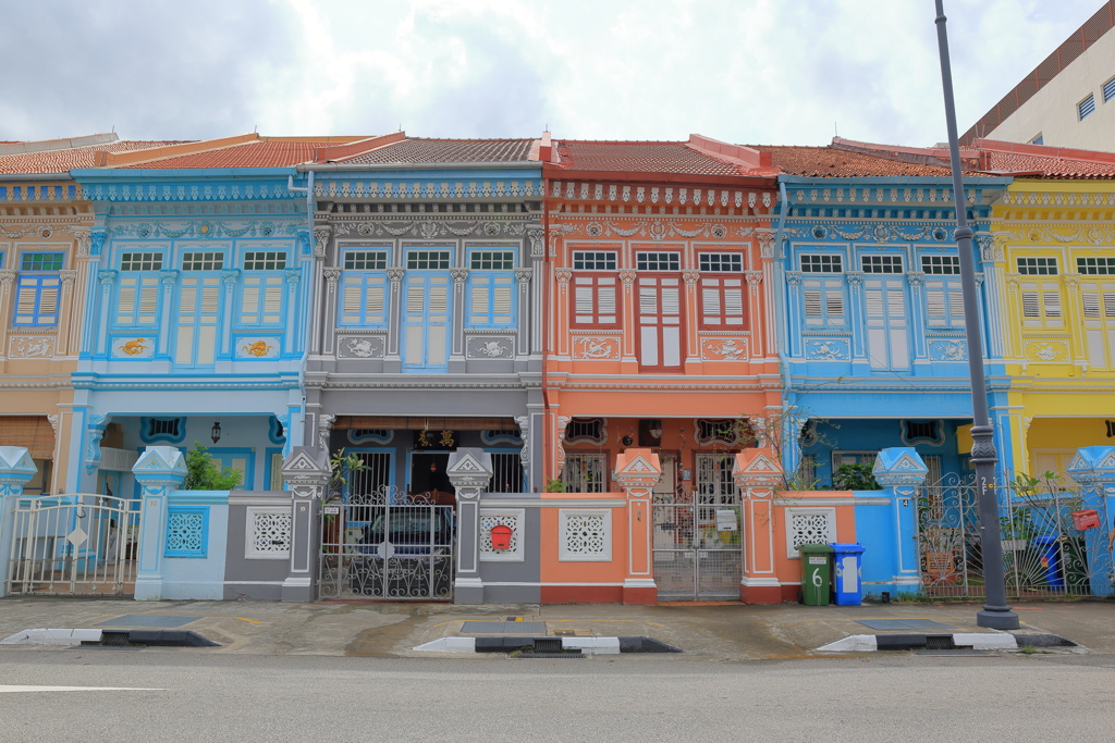 パステルの家々