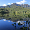 戸隠山と鏡池