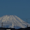 富士山に積雪