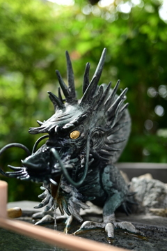 手水の龍