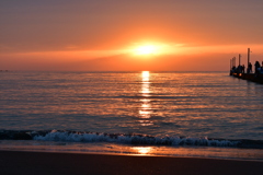 大切な人と見た夕日