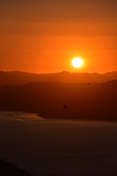 函館山の夕日③