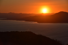 函館山の夕日①