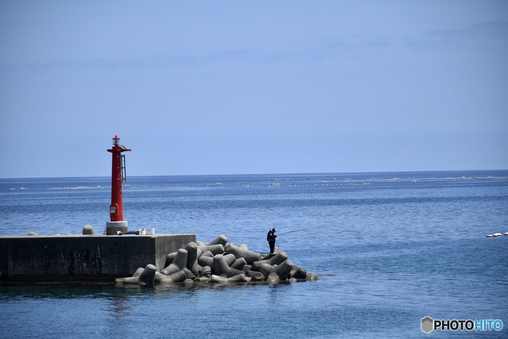 初夏の海辺