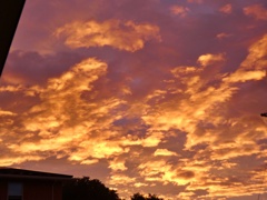 9月10日の朝の空