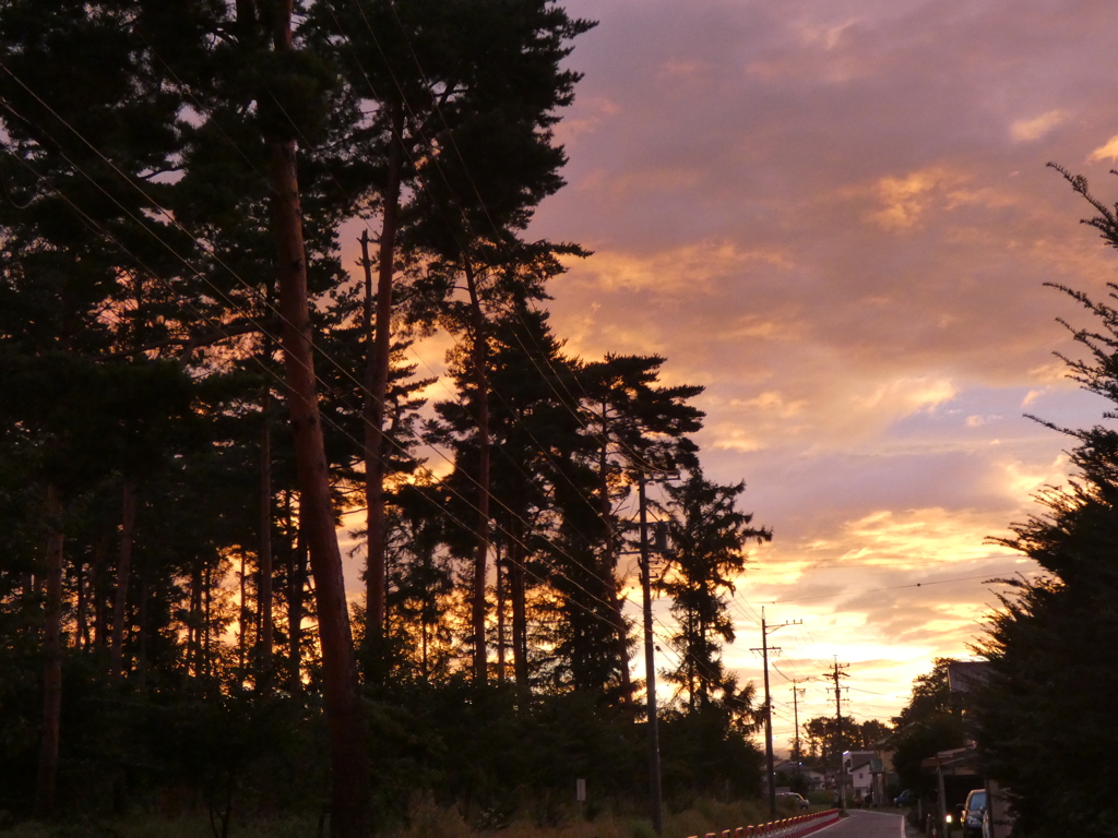 9月10日の朝の空