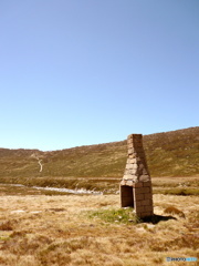 NSW州・マウントコジオスコ・山小屋跡