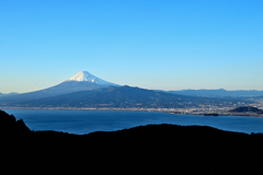 快晴の駿河湾