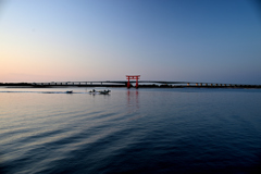 朝の浜名湖