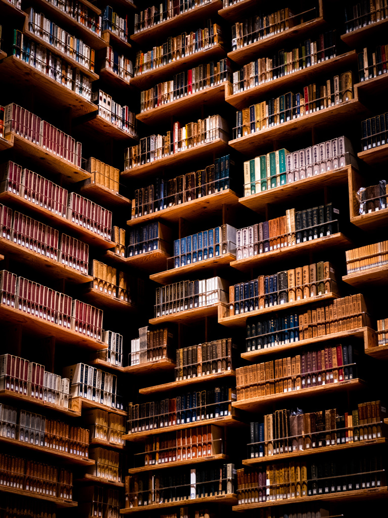 大書庫の一角