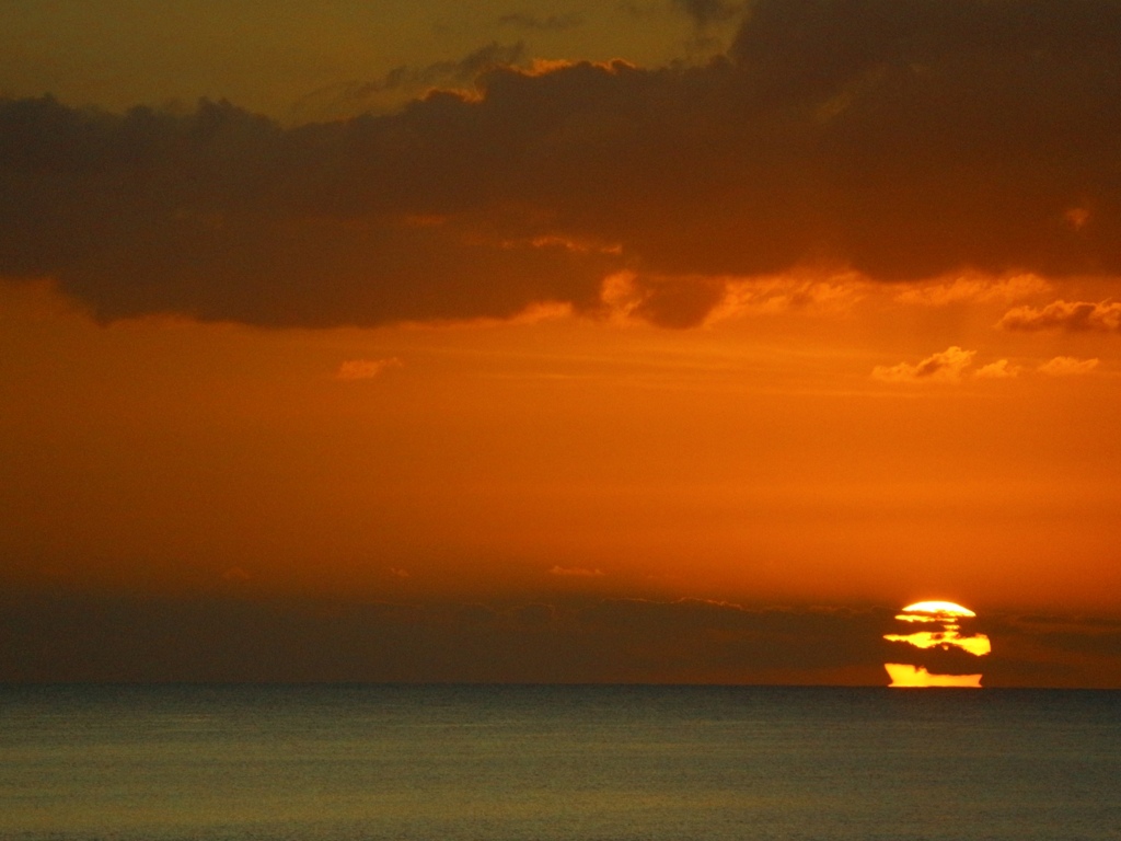 だるま夕陽
