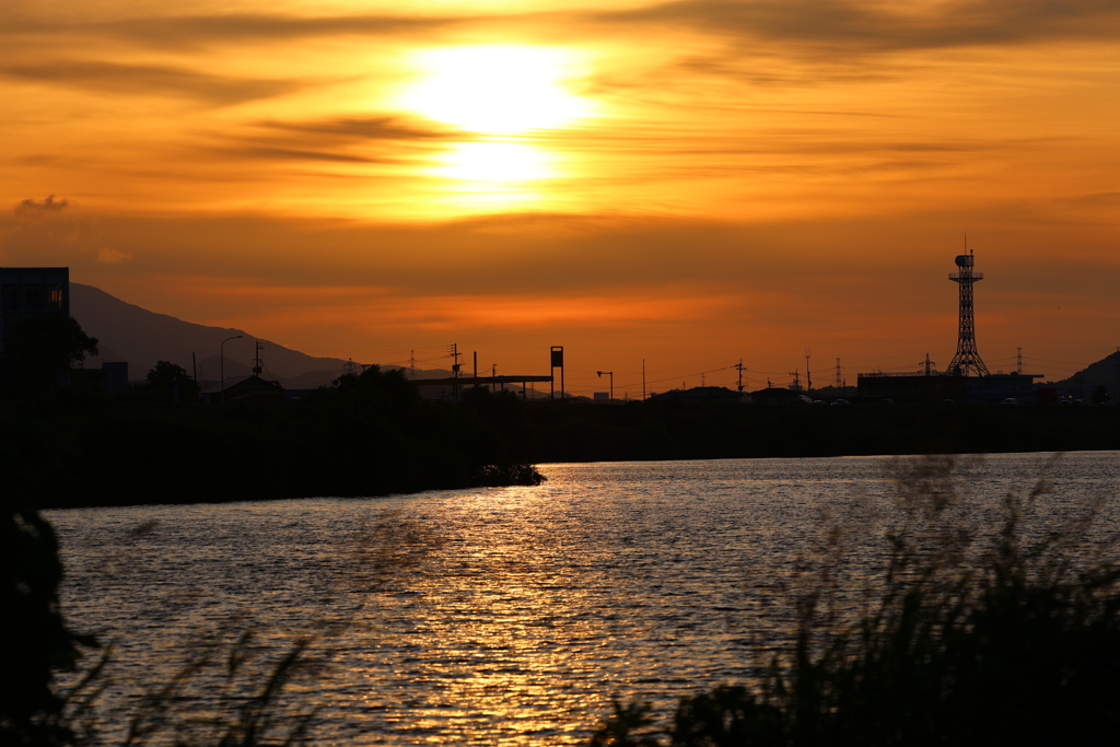 夕焼け！