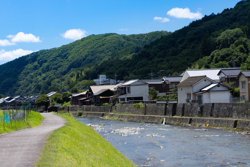 平福の街並み